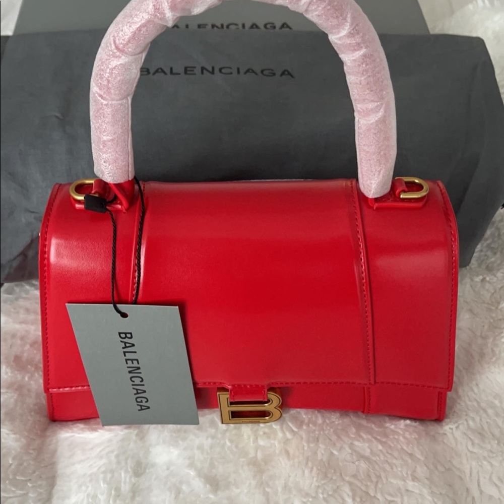 BALENCIAGA HOURGLASS HANDBAG SMALL